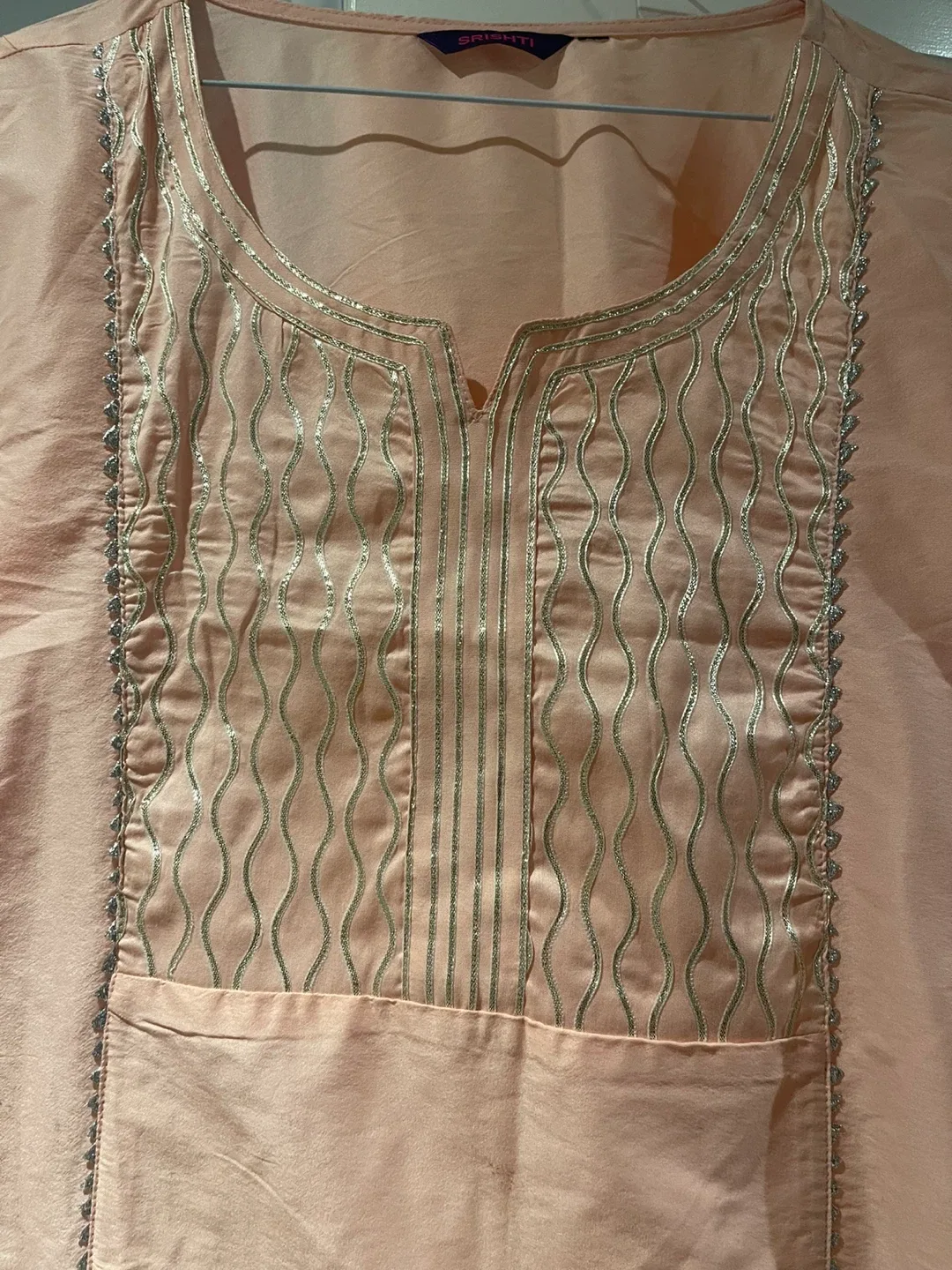 Srishti Kurti - Peach indian wear image indicator(2)