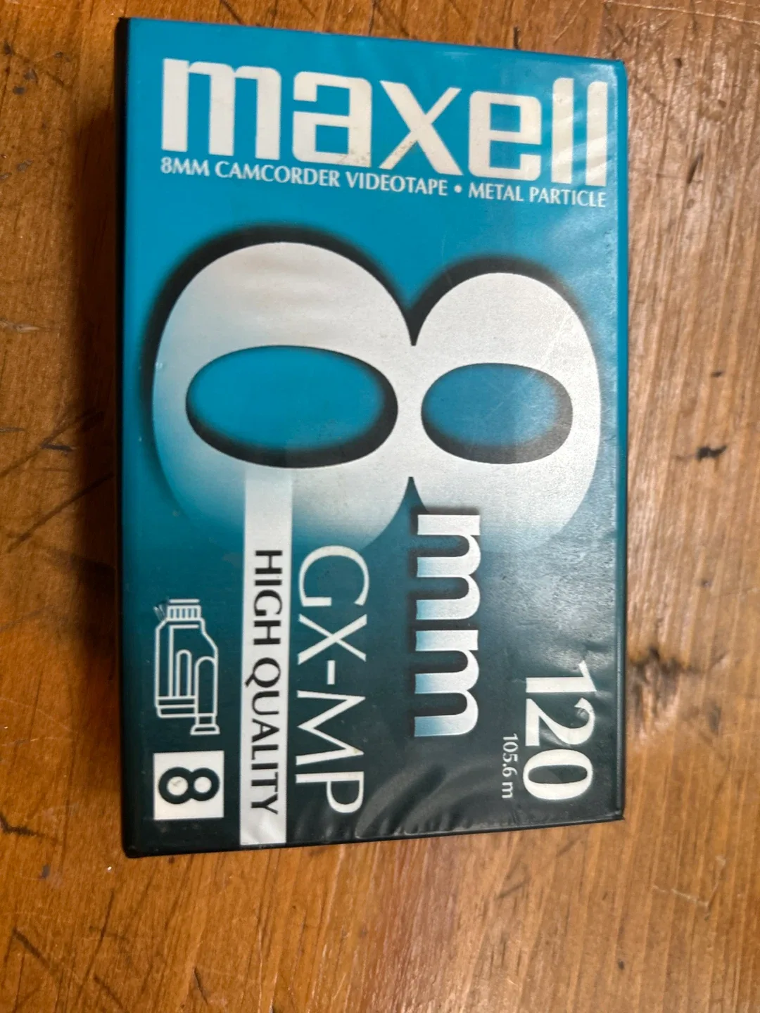 Maxell GX-MP 8mm 120 Video Tape – Sealed NOS High Quality thumbnail