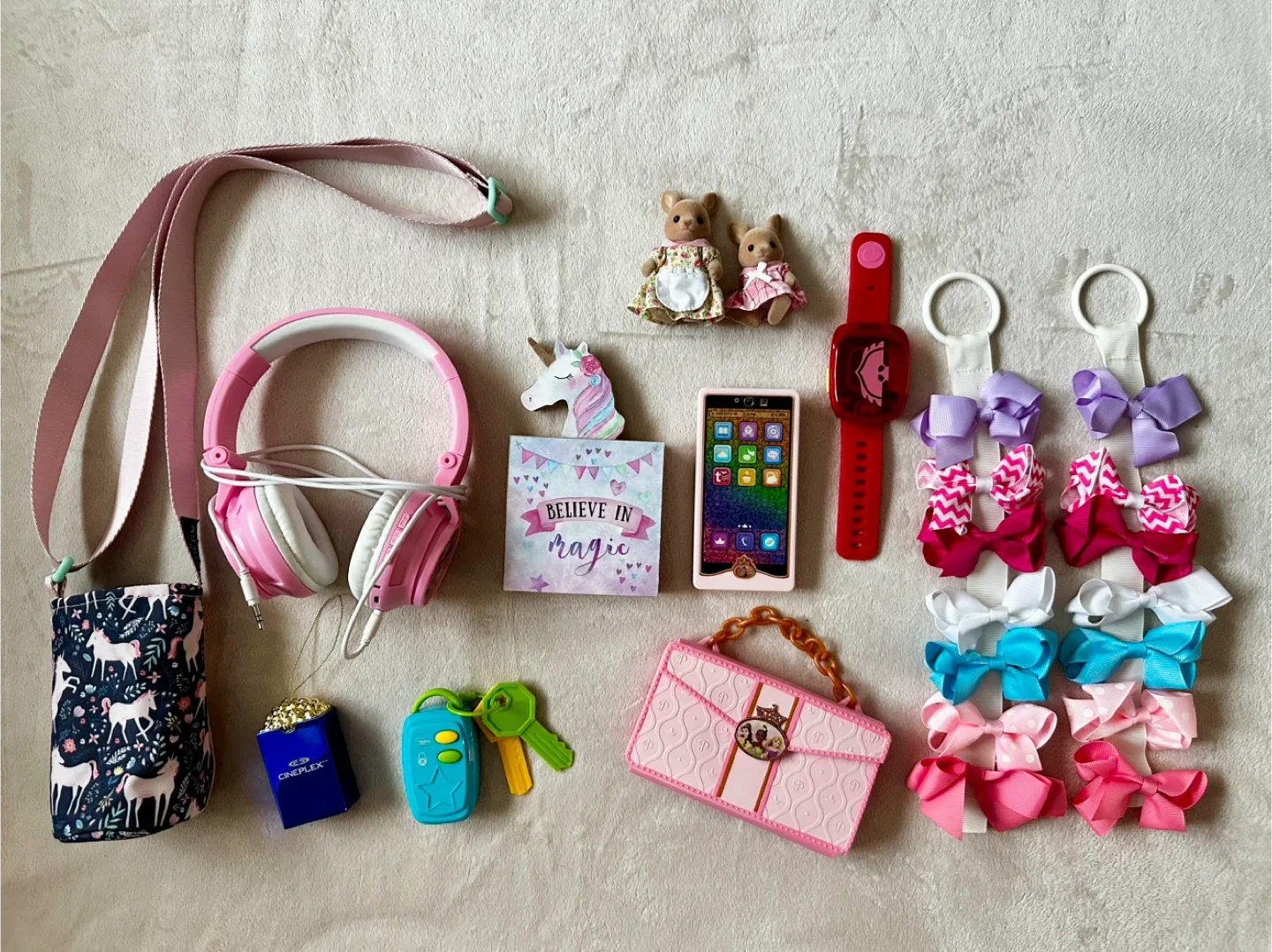 Kids' Pink Headphones, Toy Phone, Watch & More thumbnail