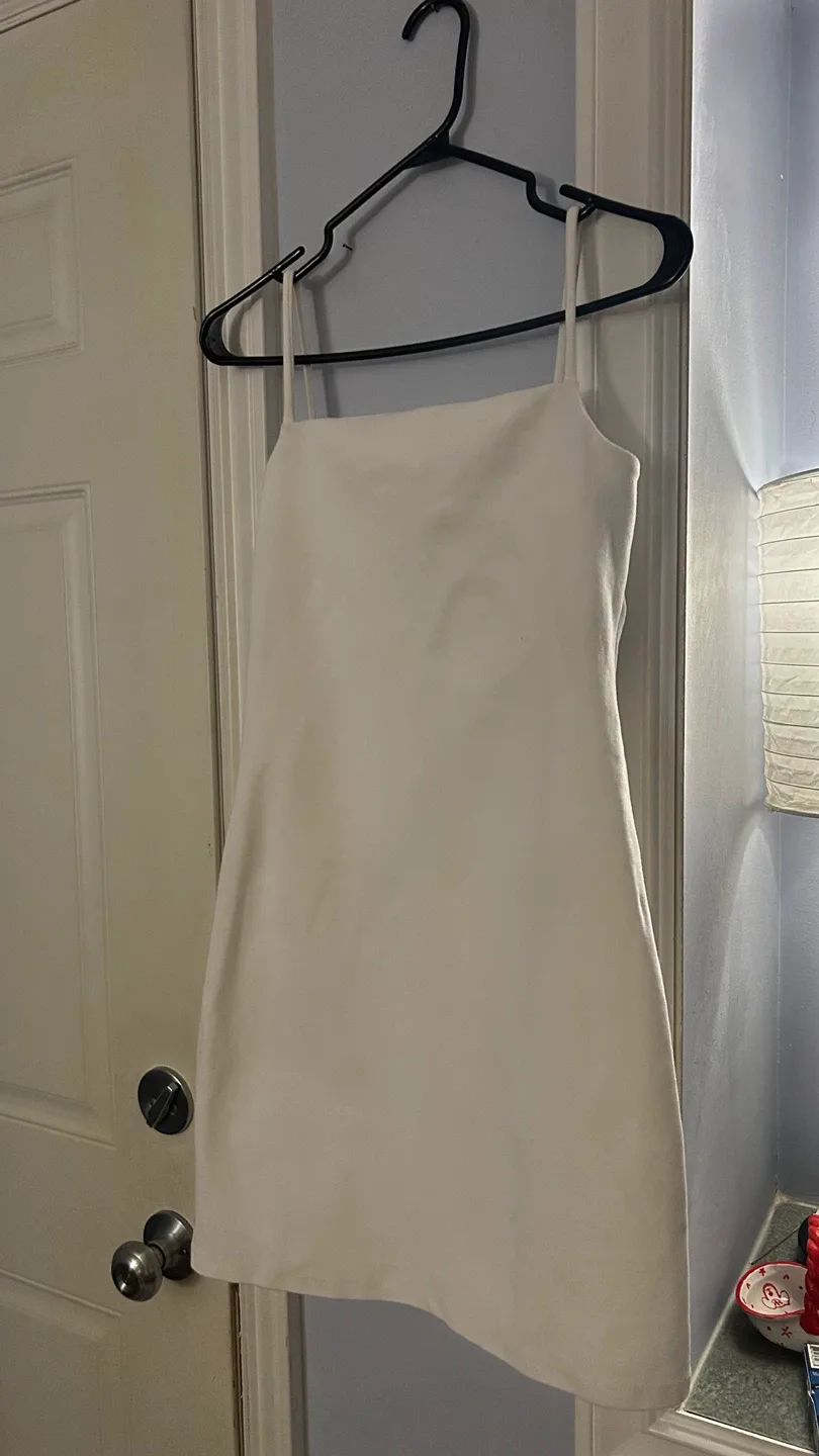 Oak + Fort White Dress - Size M