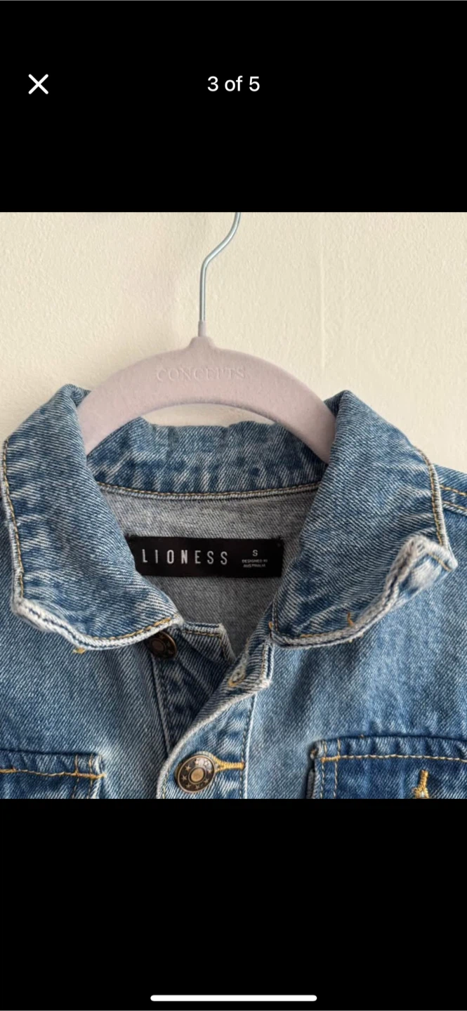 Princess Polly Denim Romper - Size S - photo 3
