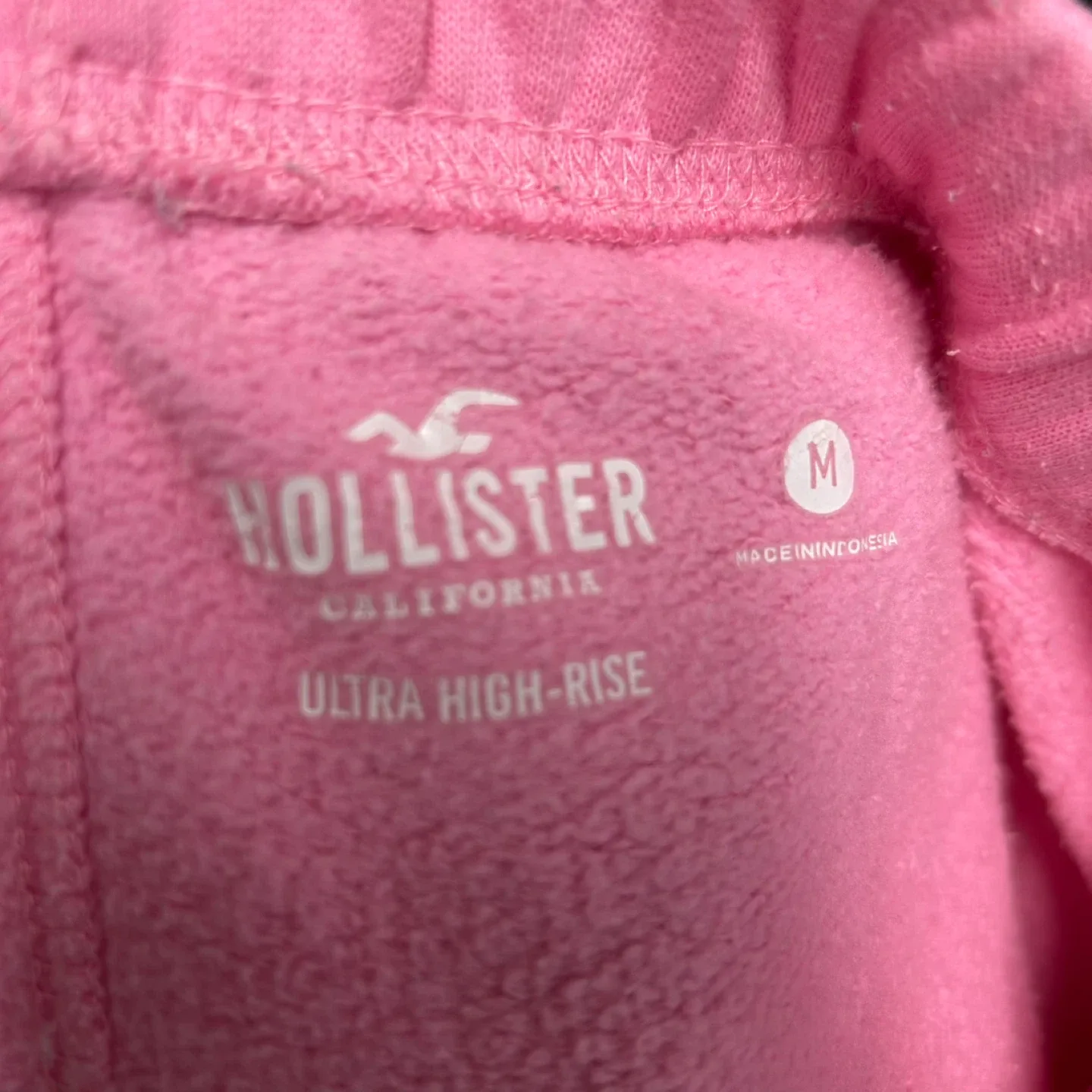 Hollister Ultra High-Rise Pink Sweatpants - Size M image indicator(4)