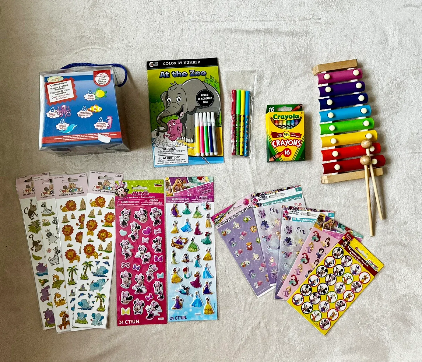 Kids Craft Activity Kit, Stickers, Crayons & More thumbnail