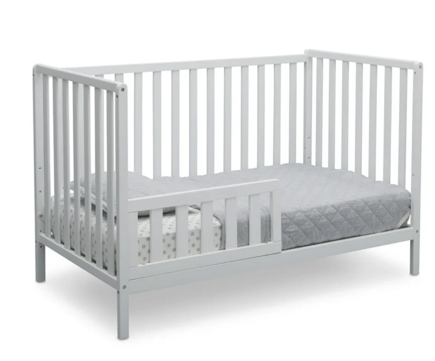 Delta Children 4-in-1 Convertible Crib - White - photo 2
