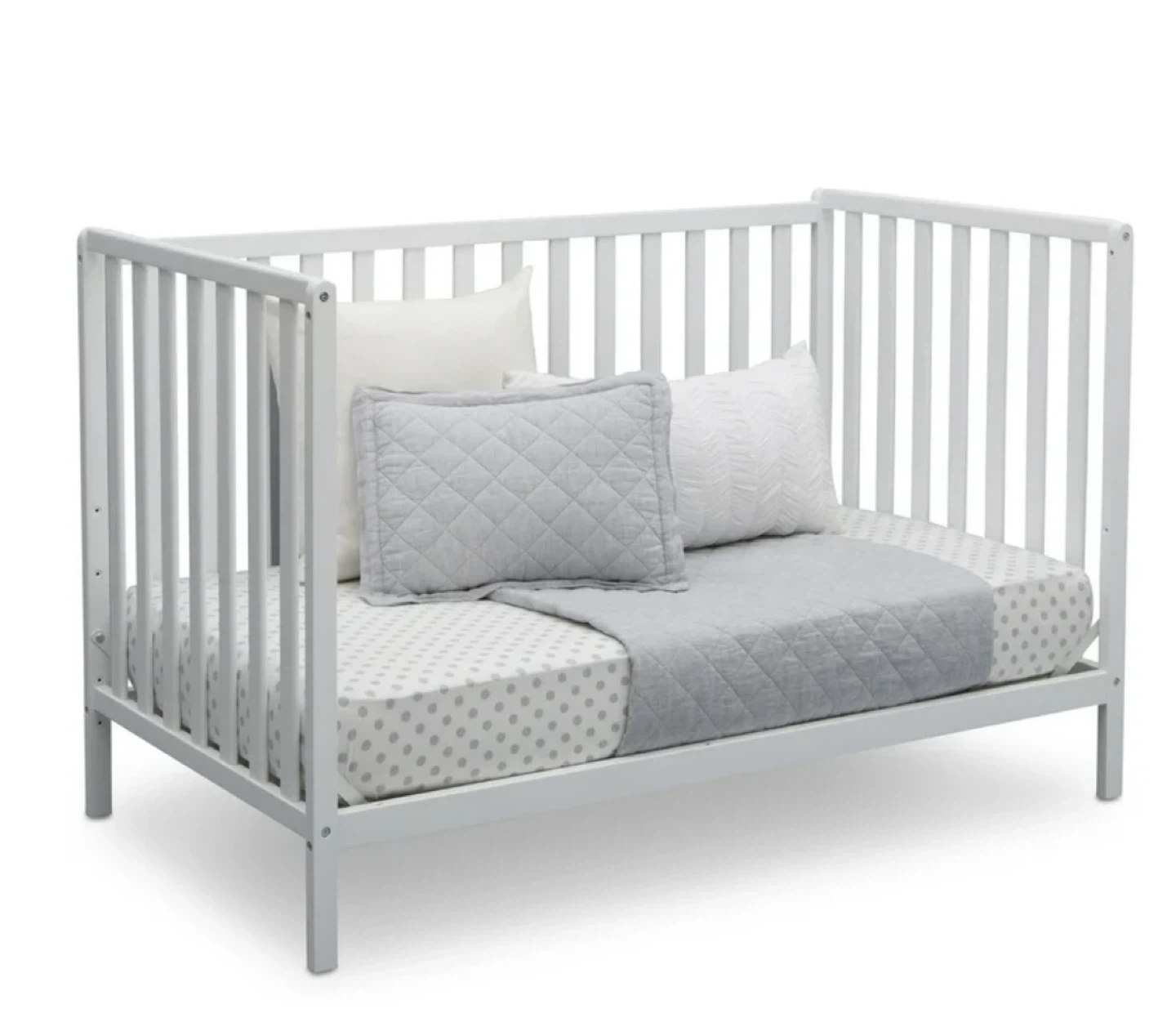 Delta Children 4-in-1 Convertible Crib - White - photo 3
