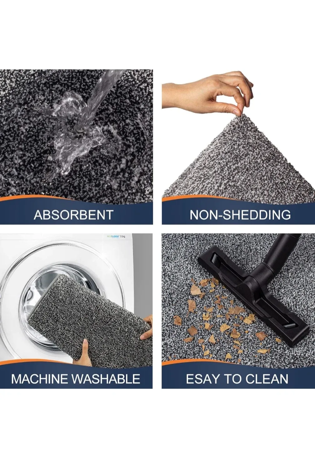 Multipurpose Doormat - Grey - 20"x32" image indicator(2)