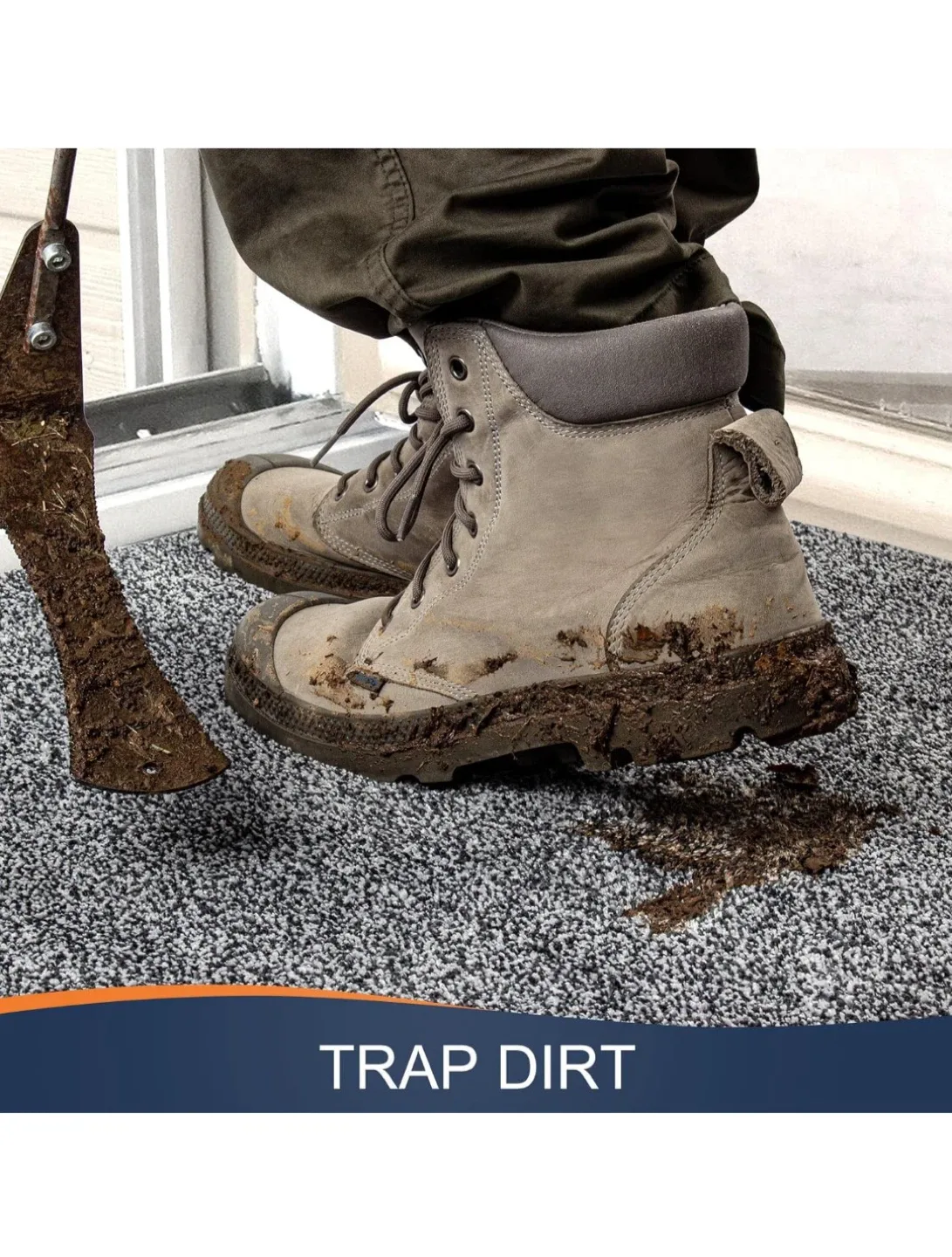 Multipurpose Doormat - Grey - 20"x32" image indicator(4)