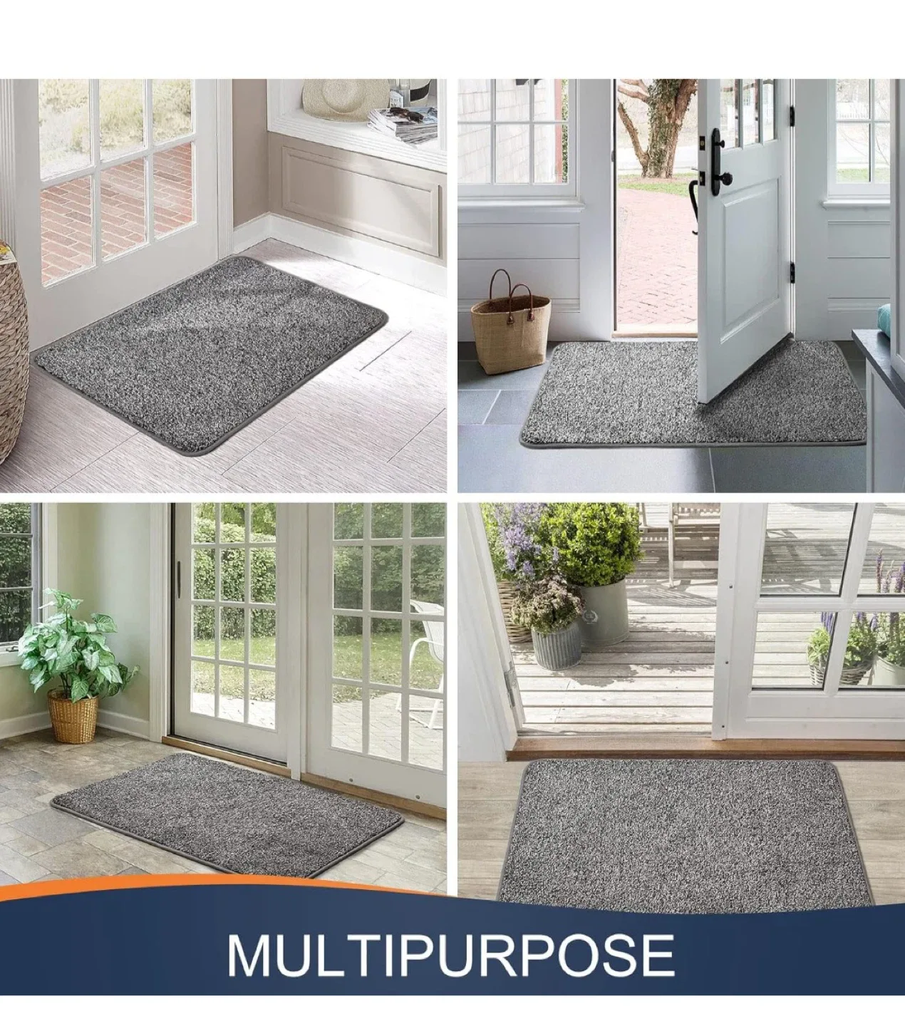 Multipurpose Doormat - Grey - 20"x32" image indicator(3)