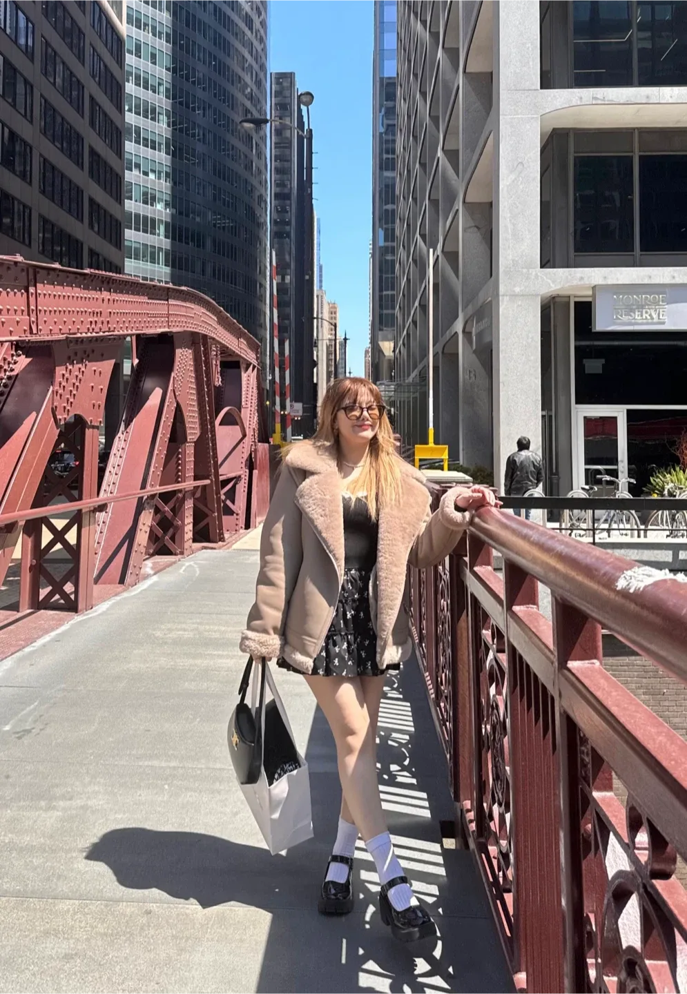 Mango Shearling-Effect Lined Jacket - Medium Brown image indicator(3)