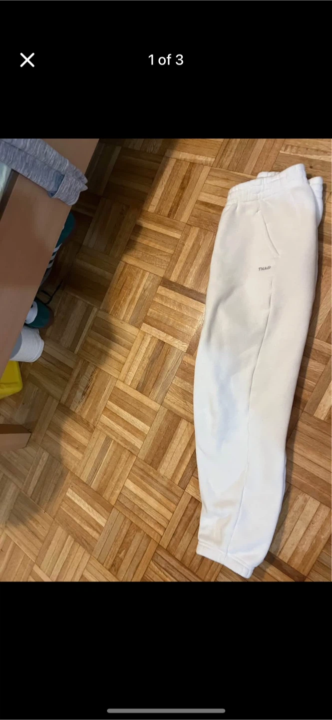 TNA White Sweatpants - photo 2
