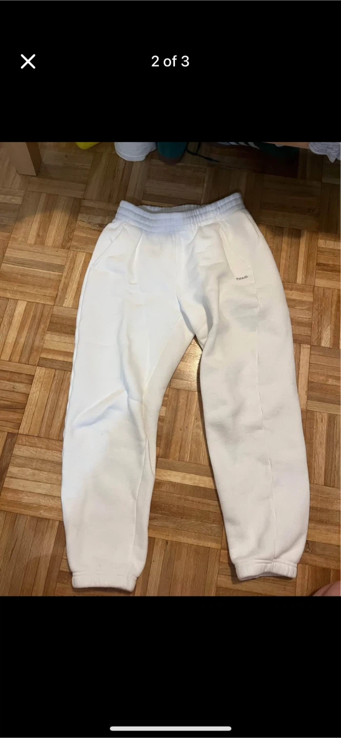 TNA White Sweatpants