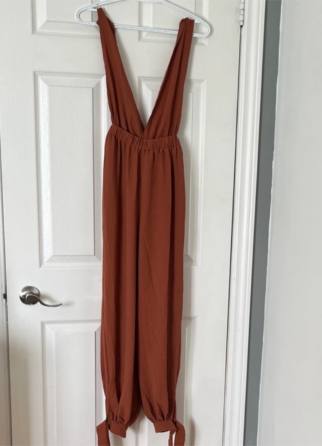 Shein XS Rust Jumpsuit