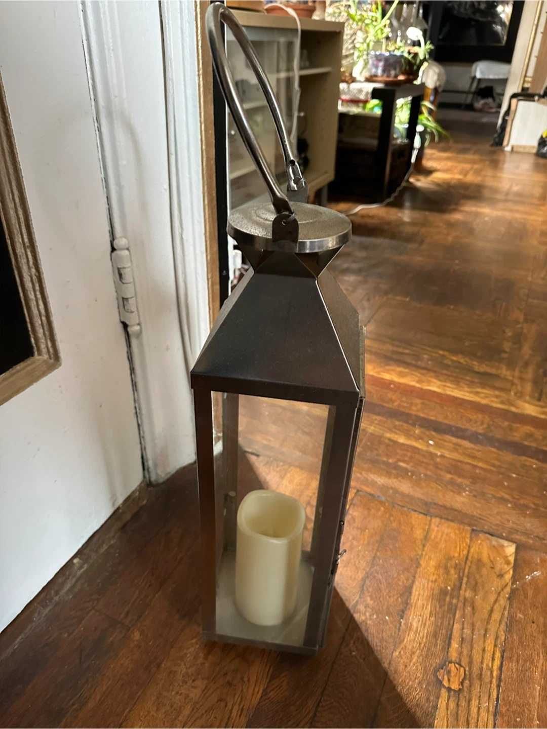 Metal & Glass Decorative Lantern