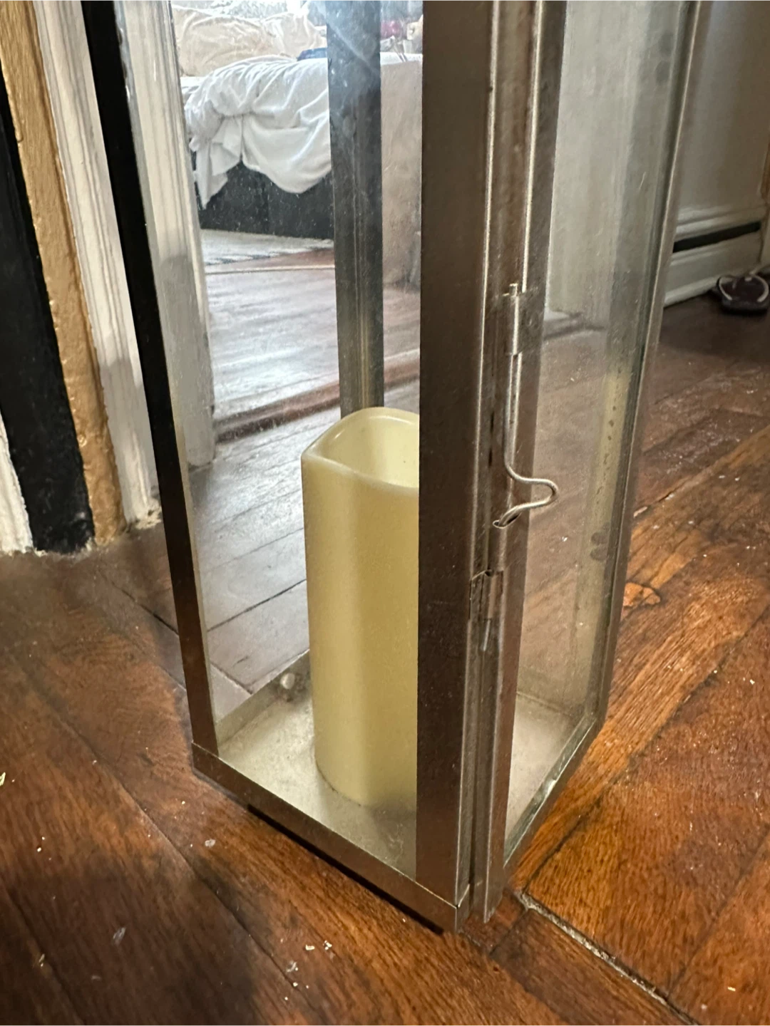 Metal & Glass Decorative Lantern - photo 3