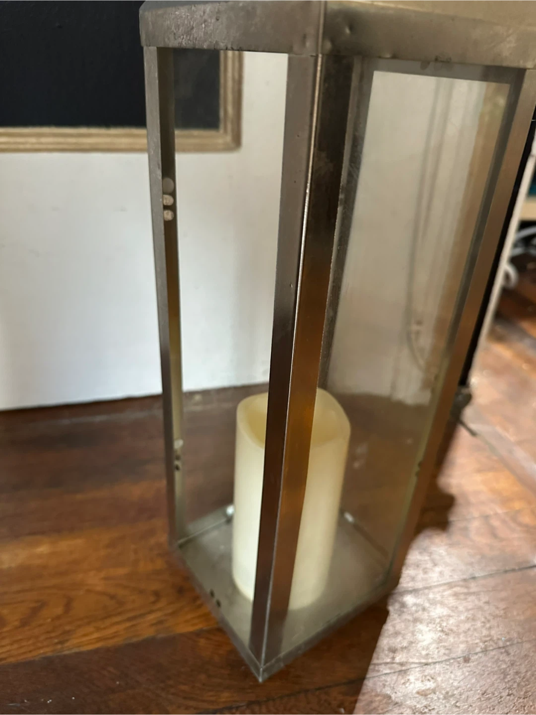 Metal & Glass Decorative Lantern - photo 5