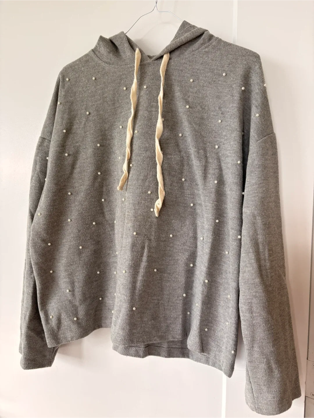 Zara Trafaluc Grey Pearl Hoodie image indicator(2)