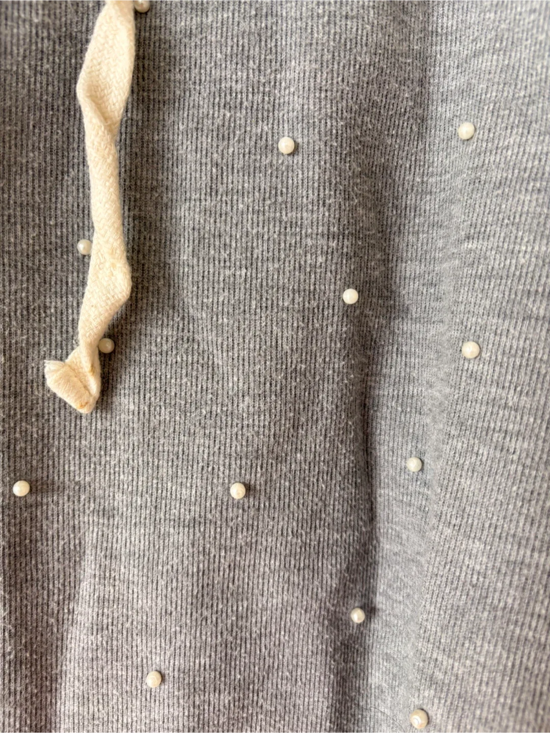 Zara Trafaluc Grey Pearl Hoodie image indicator(3)