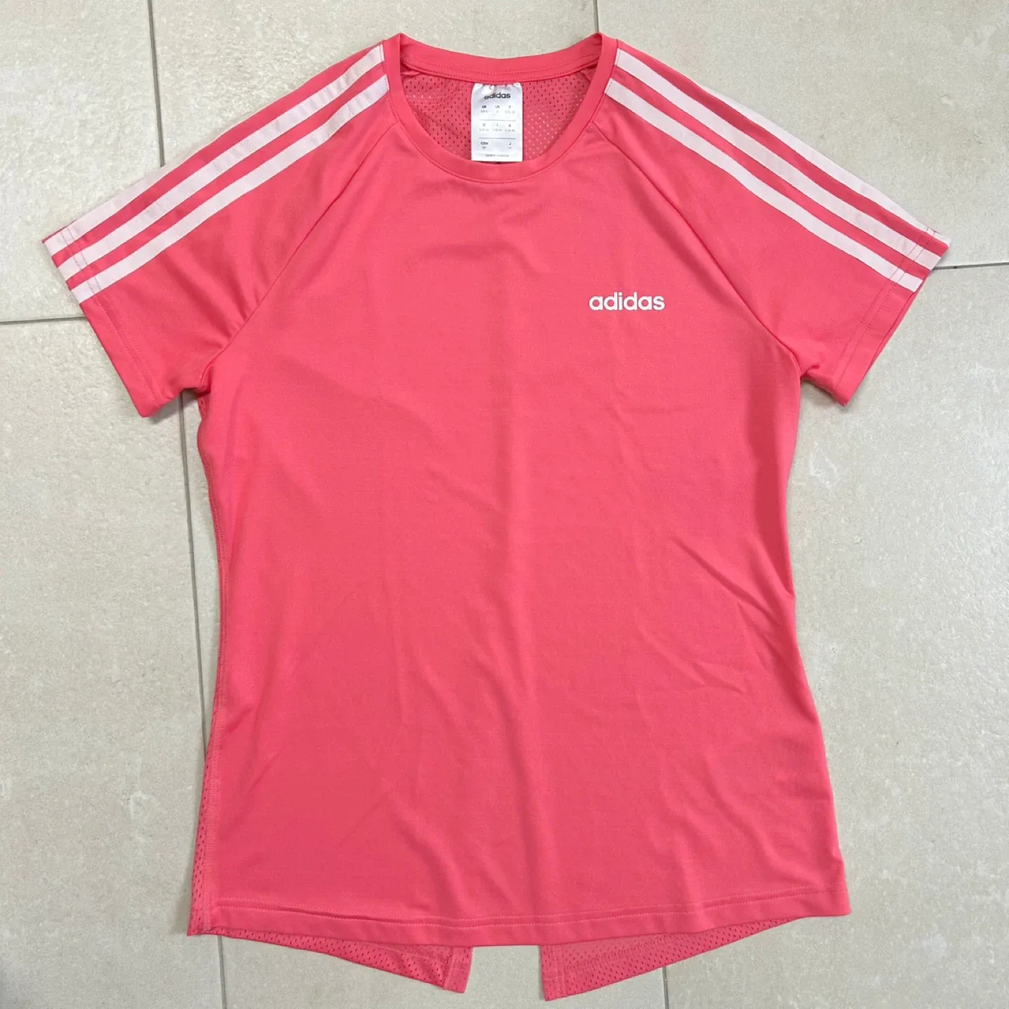 Adidas Pink Training T-Shirt Size S image indicator(4)