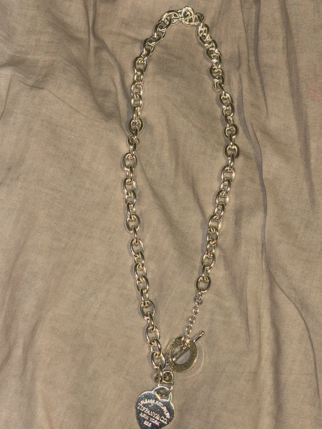 Tiffany & Co. Heart Tag Toggle Necklace