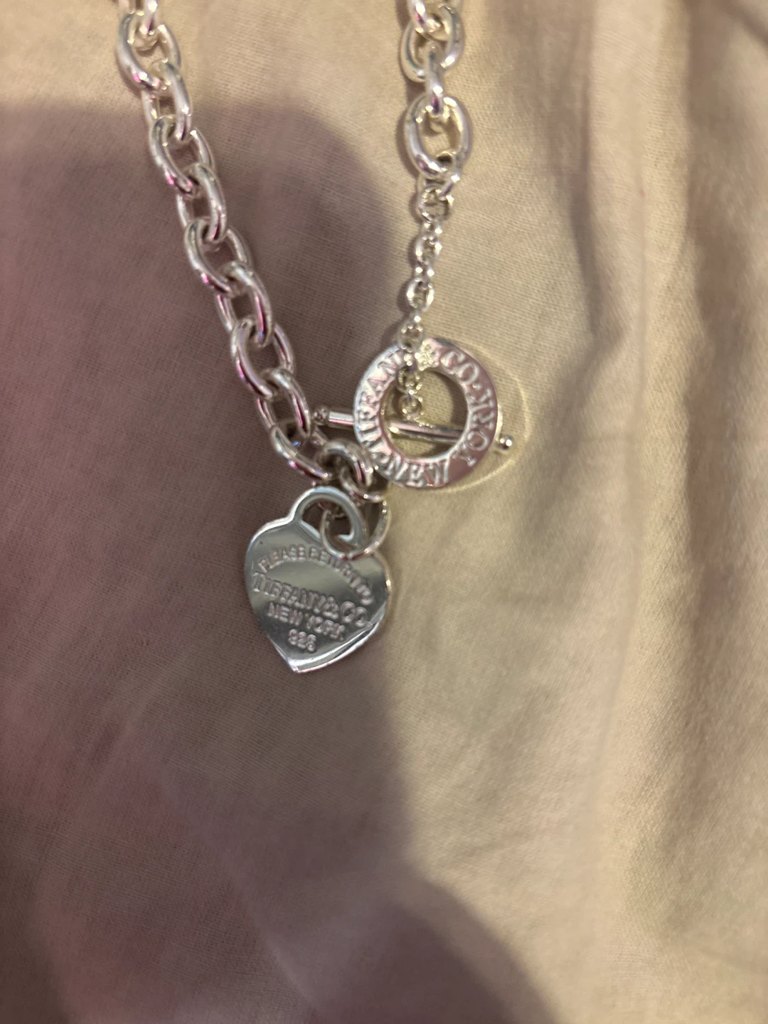 Tiffany & Co. Heart Tag Toggle Necklace - photo 2