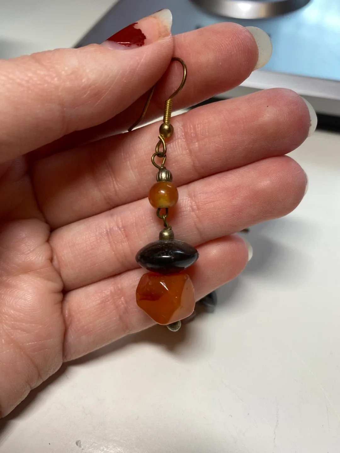 Vintage beaded earrings image indicator(2)