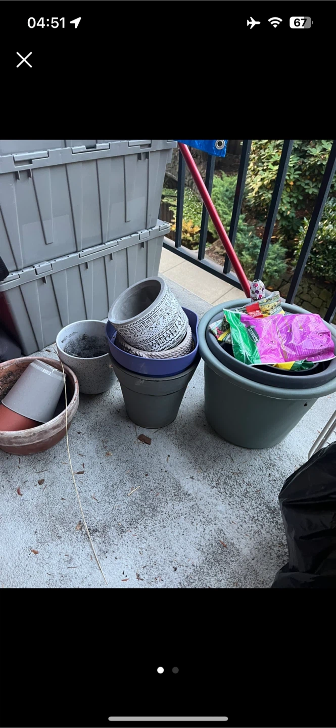 Assorted Used Plant Pots