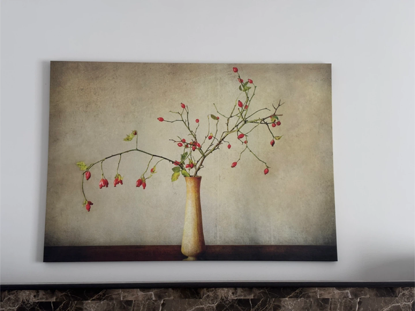 Floral Vase Canvas Print