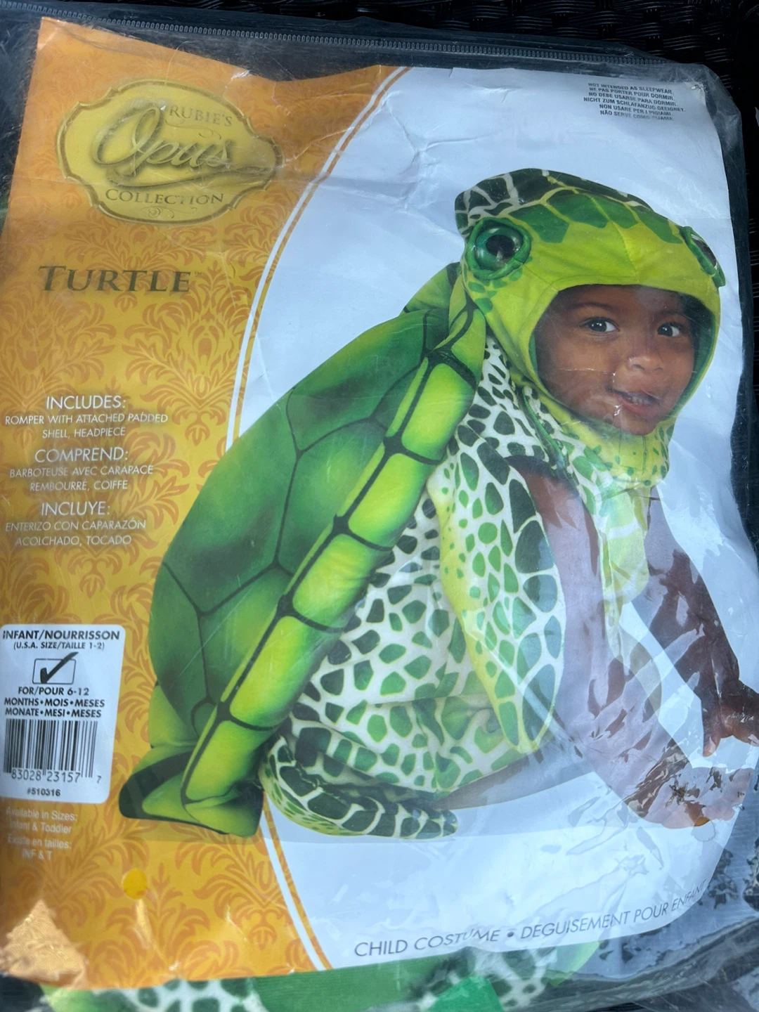 Rubie's Opus Collection Turtle Infant Costume (6-12 months)