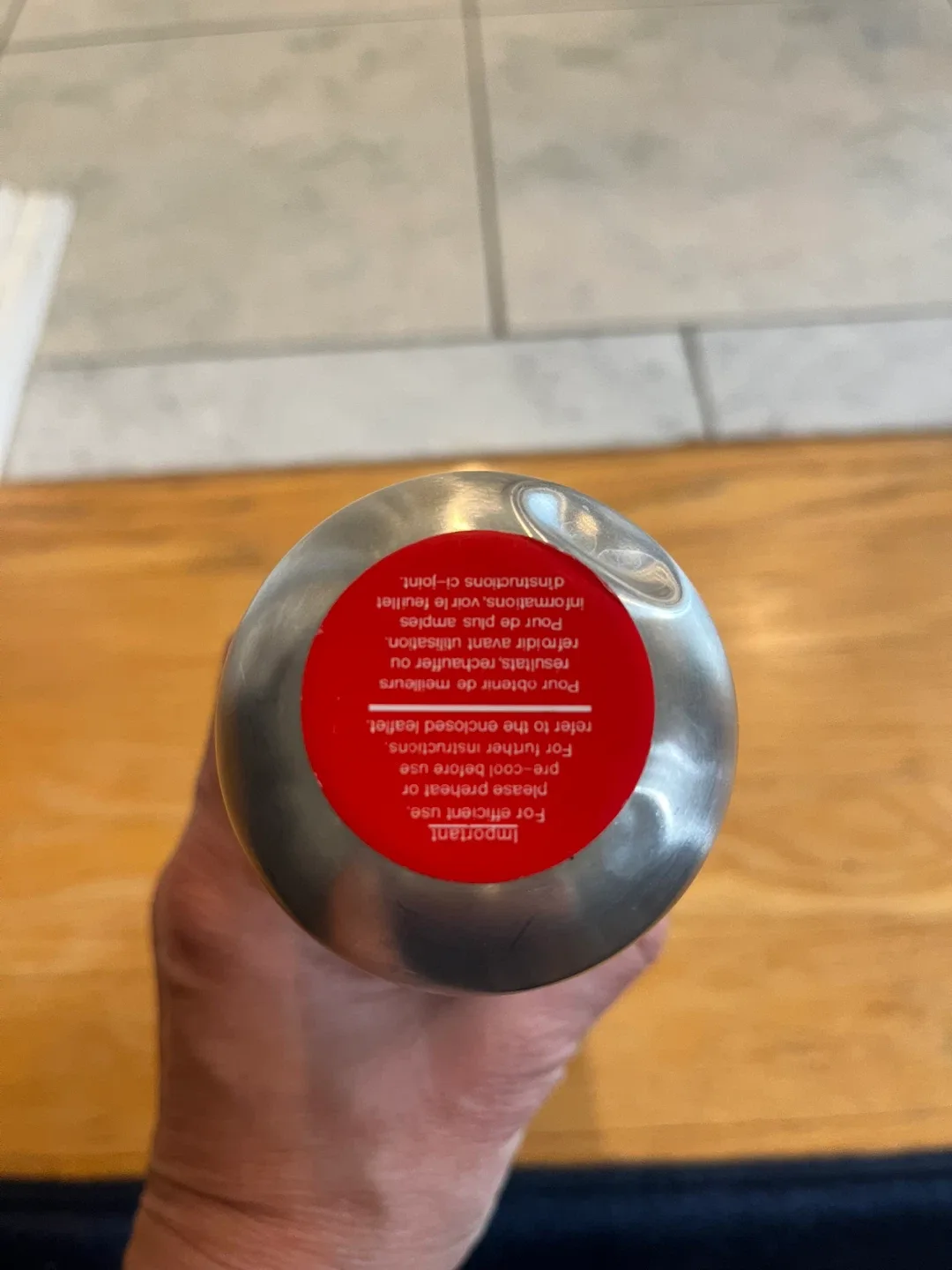 Stainless Steel Thermal Bottle image indicator(2)