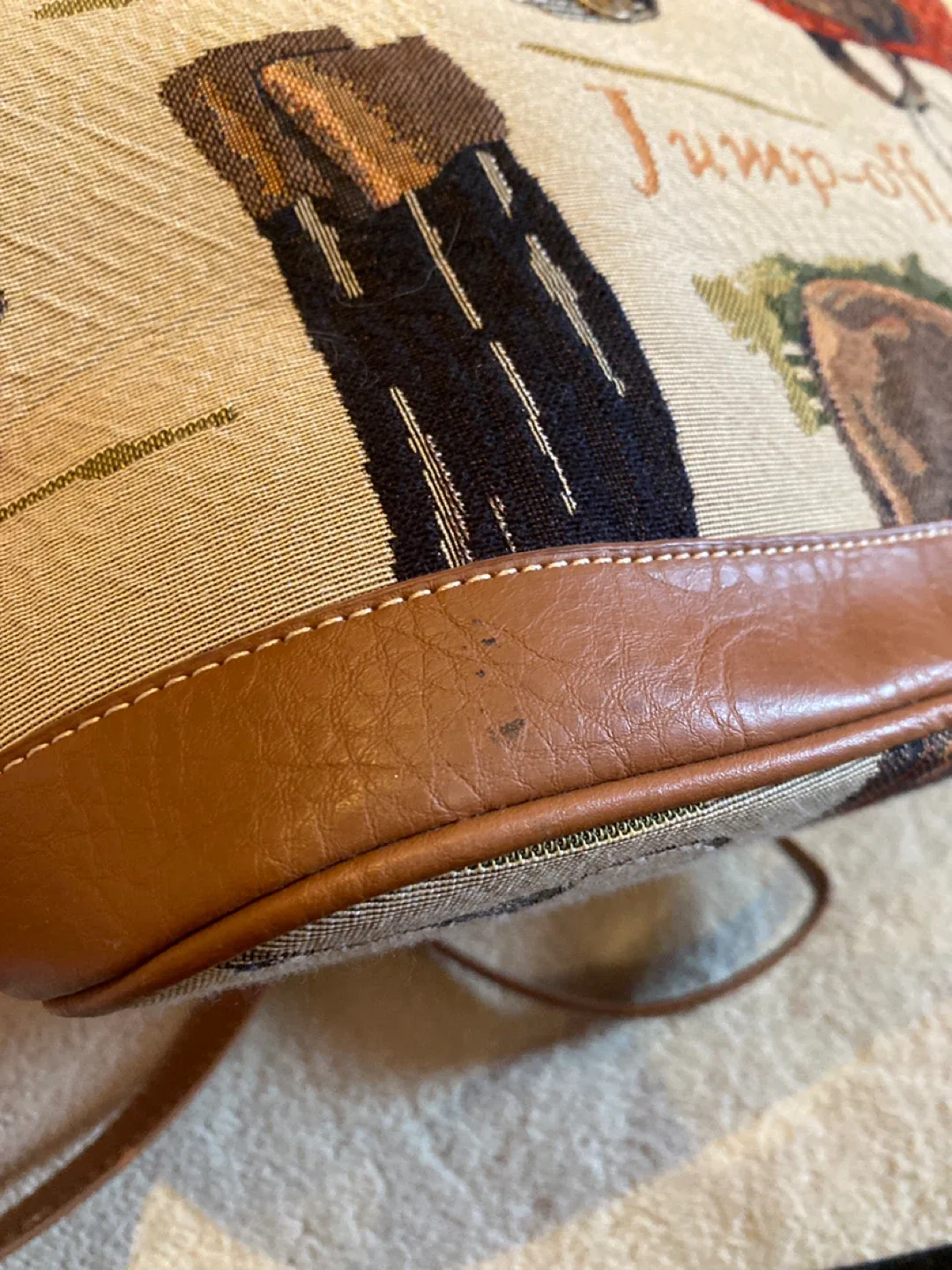 Equestrian Horse Drawstring Backpack image indicator(4)