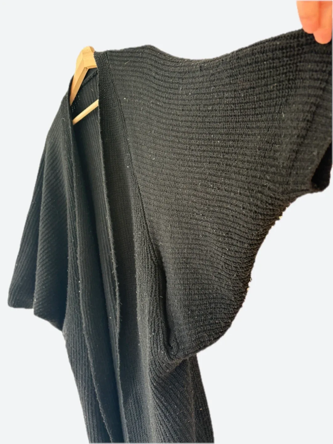 Black Knit Cardigan - One Size image indicator(2)