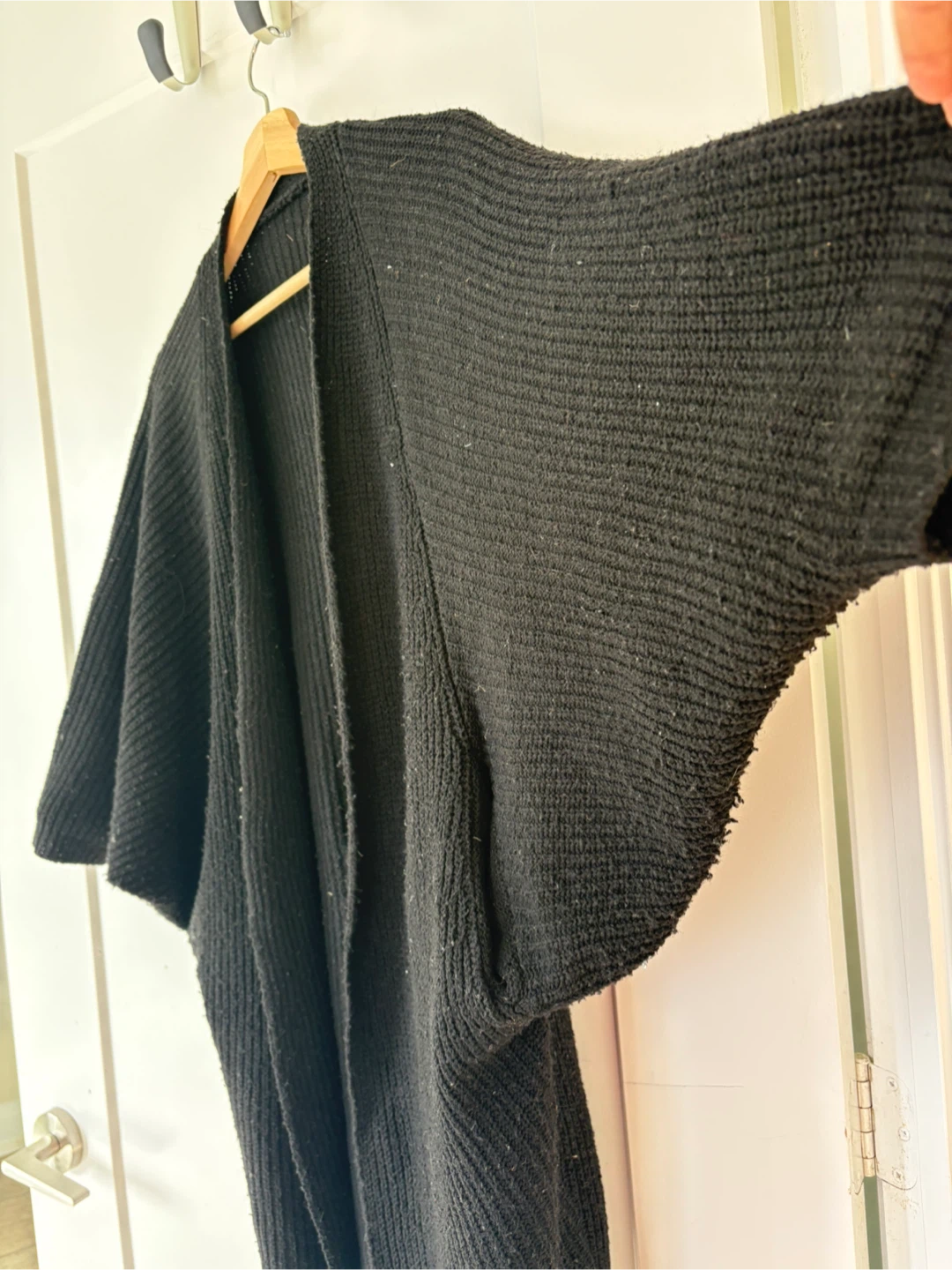 Black Knit Cardigan - One Size - photo 3