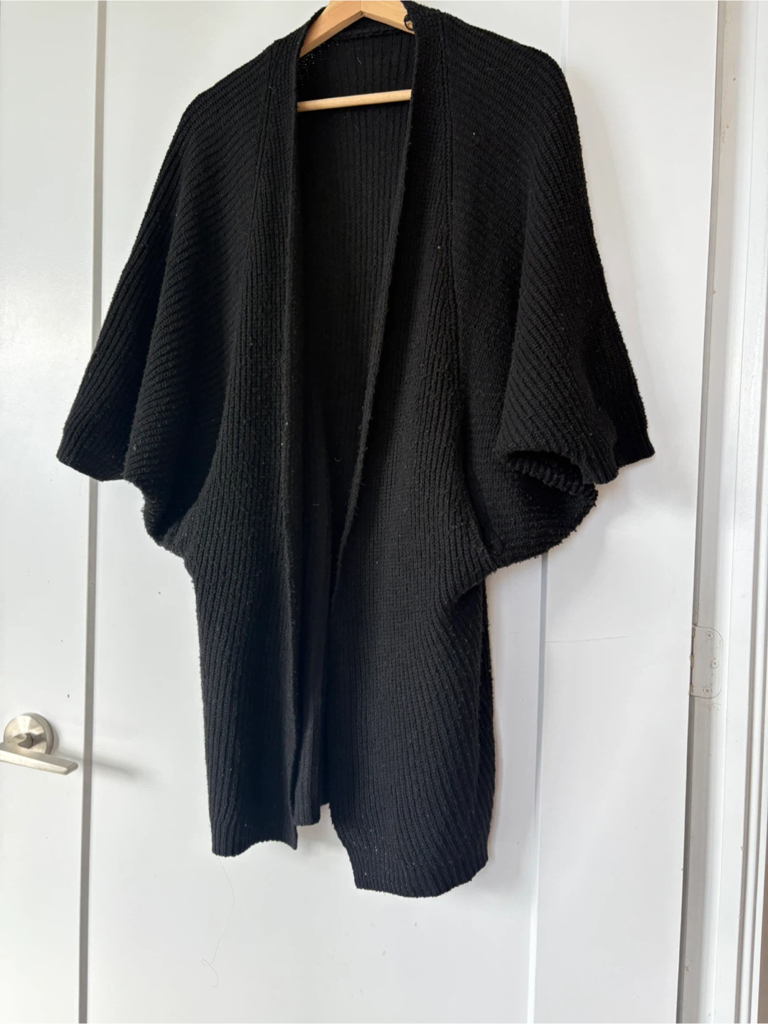 Black Knit Cardigan - One Size