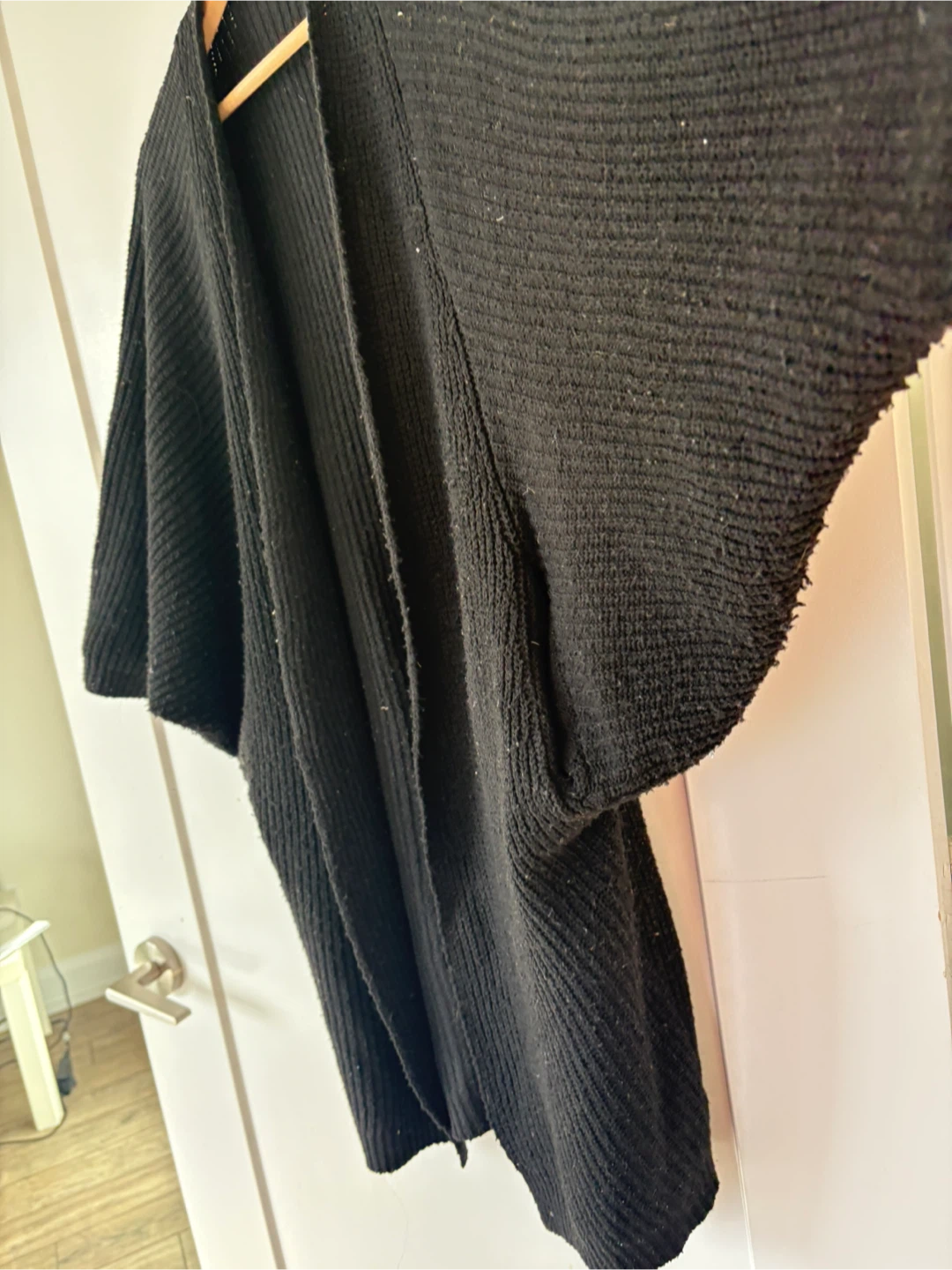 Black Knit Cardigan - One Size - photo 4