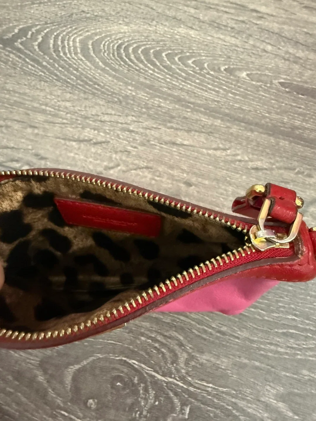 Dolce & Gabbana Pink Leather Mini Chain Bag image indicator(6)