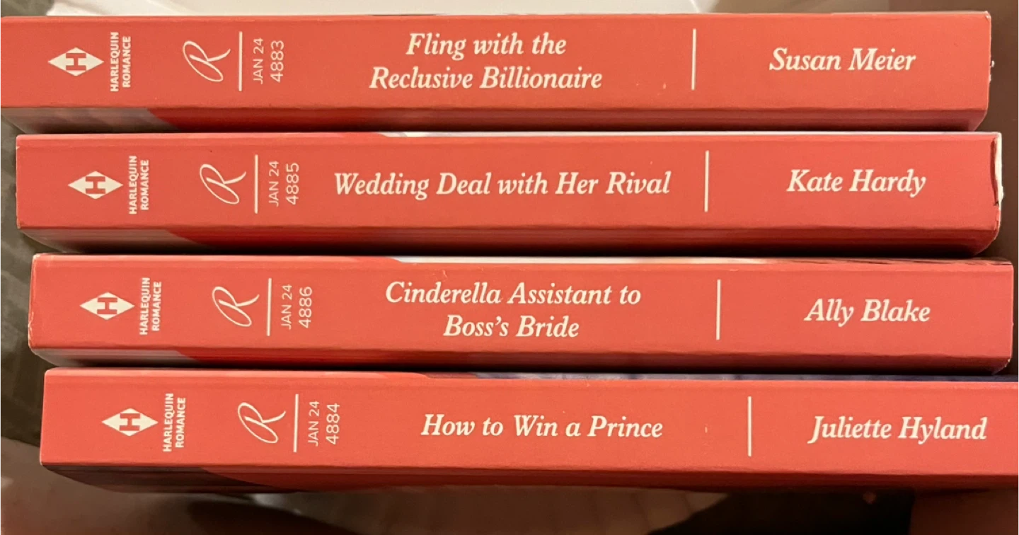 Harlequin Romance Books - Lot of 4