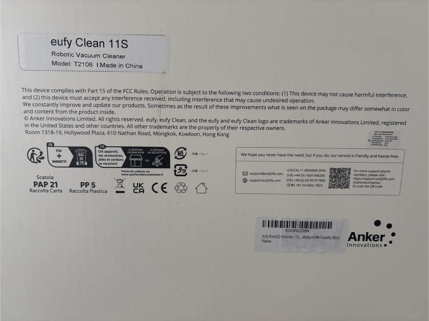 Eufy RoboVac 11S Robot Vacuum Cleaner image indicator(6)