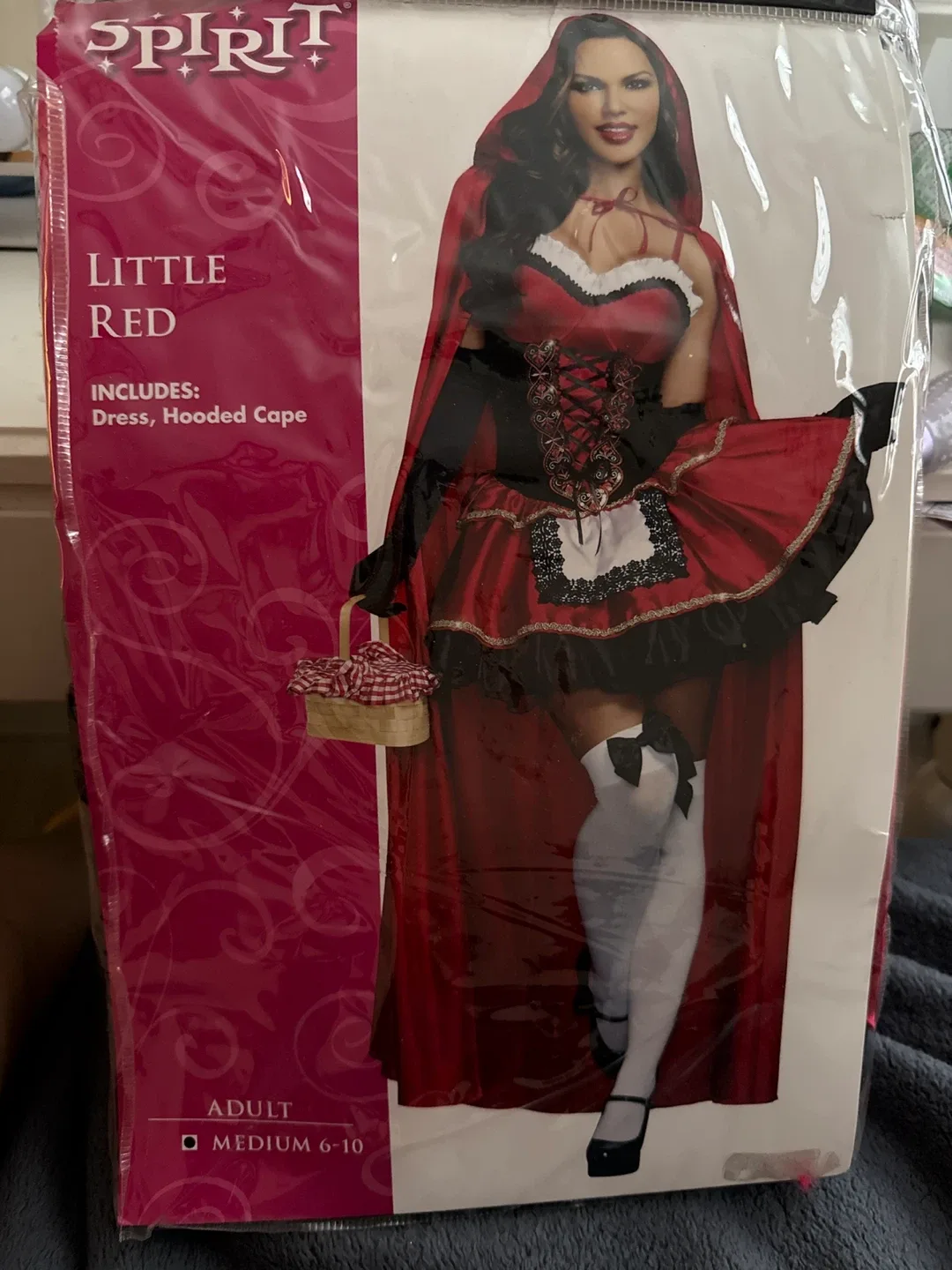 Spirit Halloween Little Red Costume - Adult Medium (6-10) thumbnail