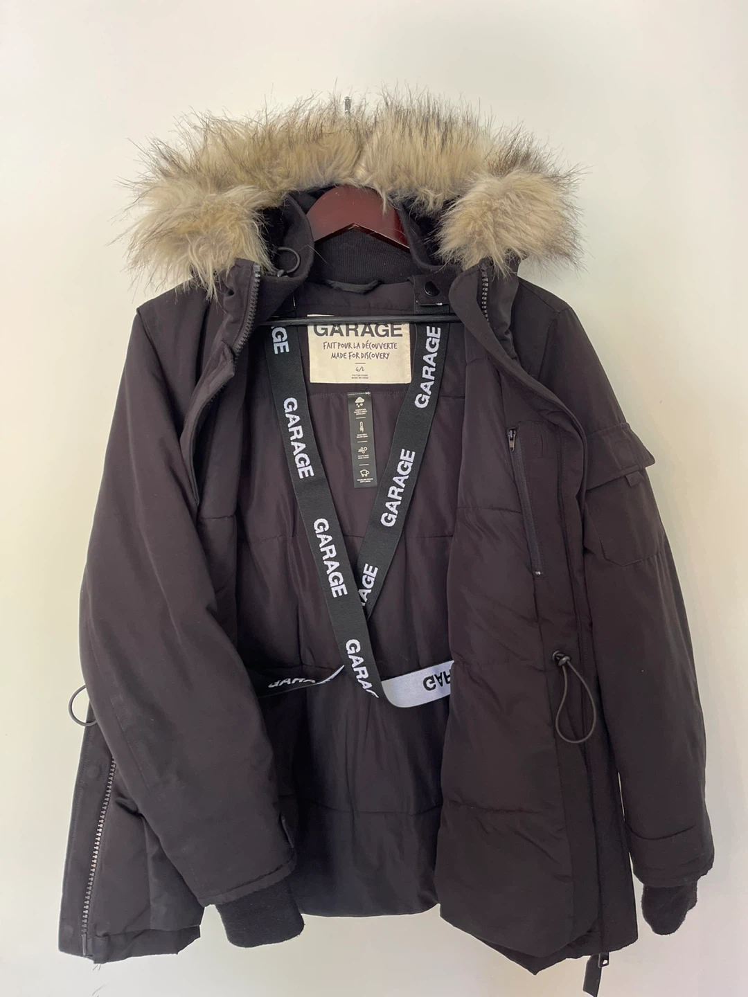 Garage Black Winter Parka Women’s Large