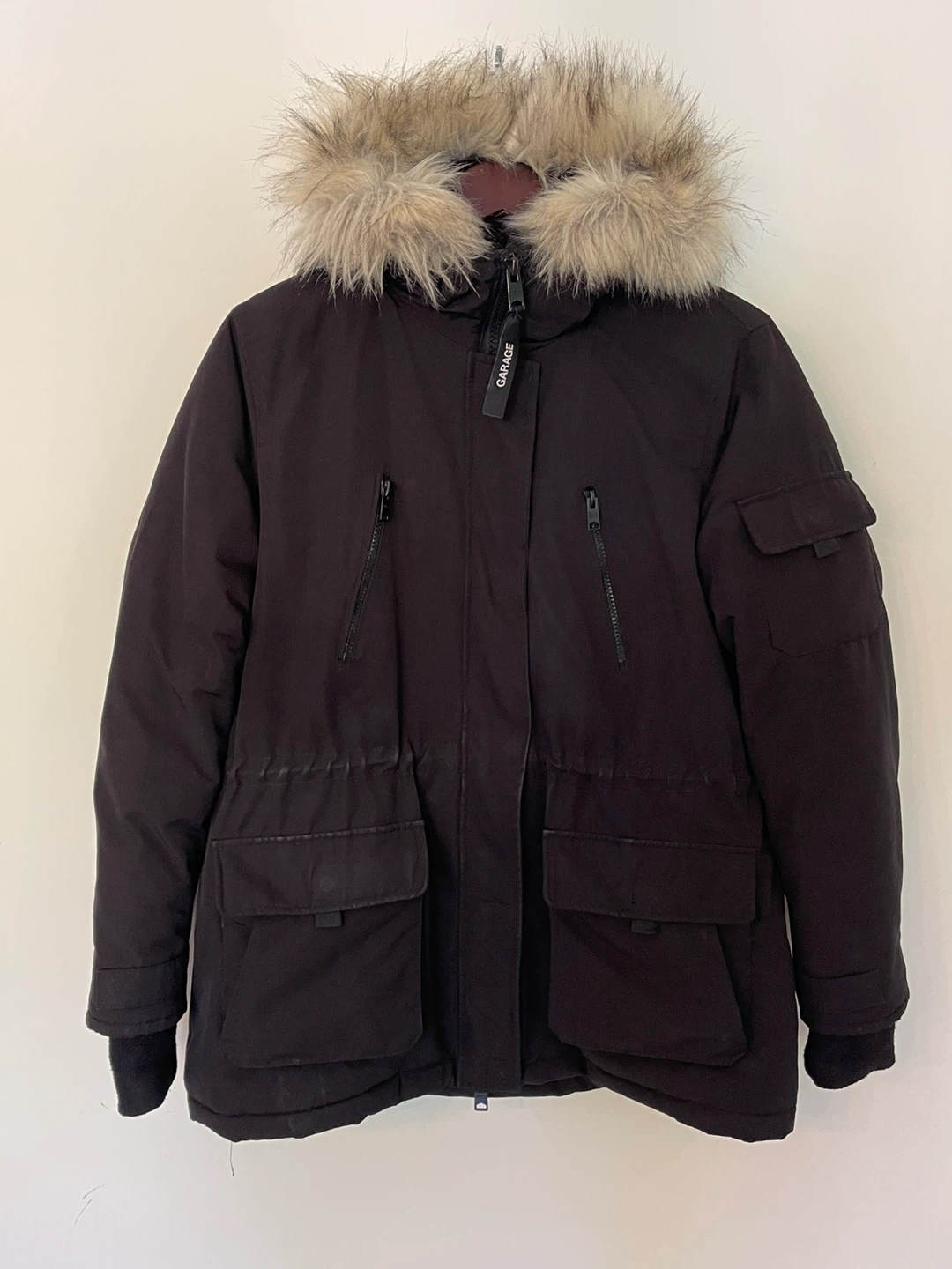 Garage Black Winter Parka Women’s Large - photo 2