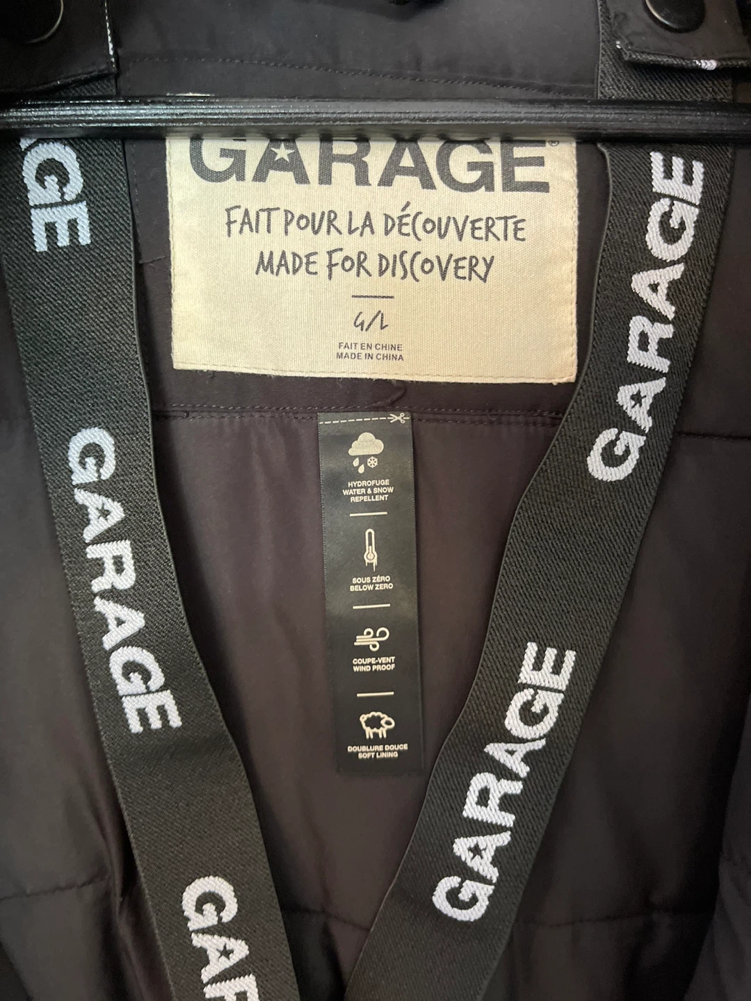 Garage Black Winter Parka Women’s Large - photo 4