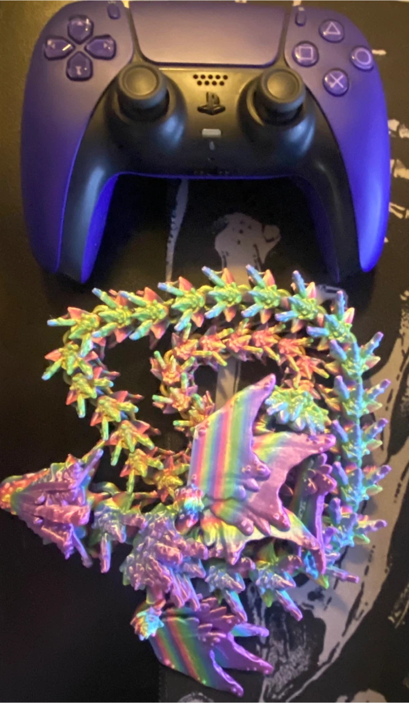 Rainbow Articulated Dragon - photo 2