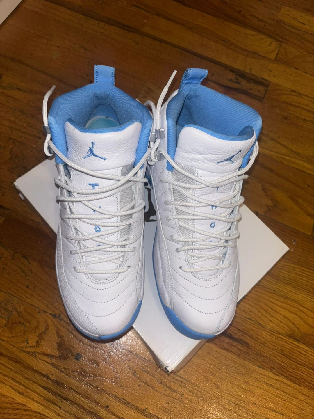 Jordan 12 Retro University Blue Size 7Y - photo 5