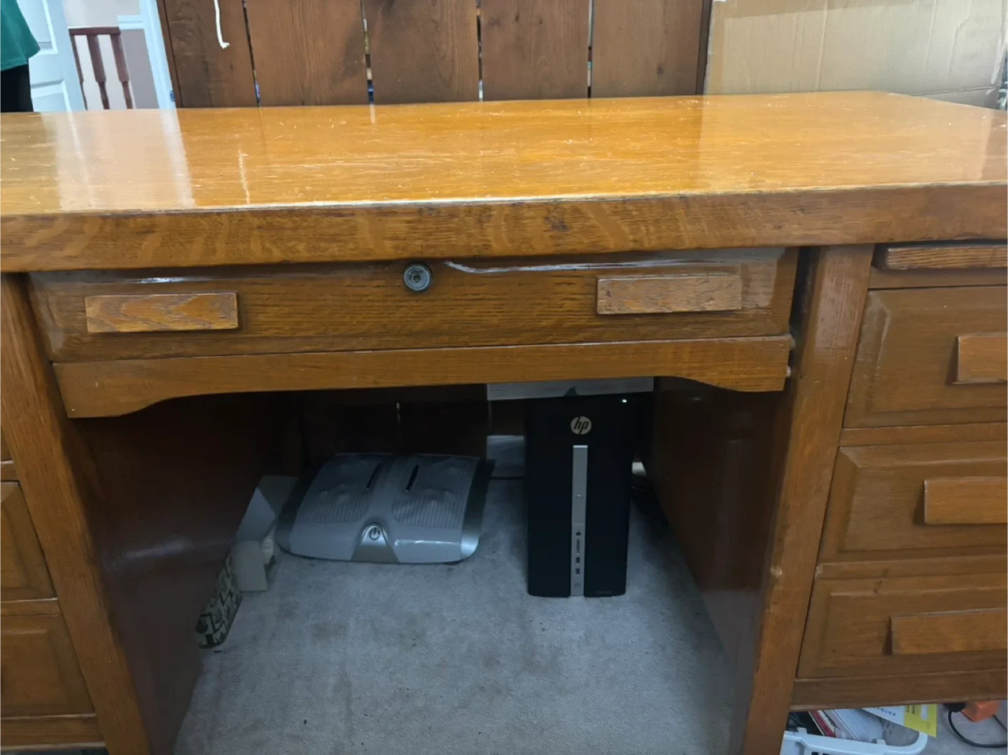 Vintage Wooden Desk image indicator(6)