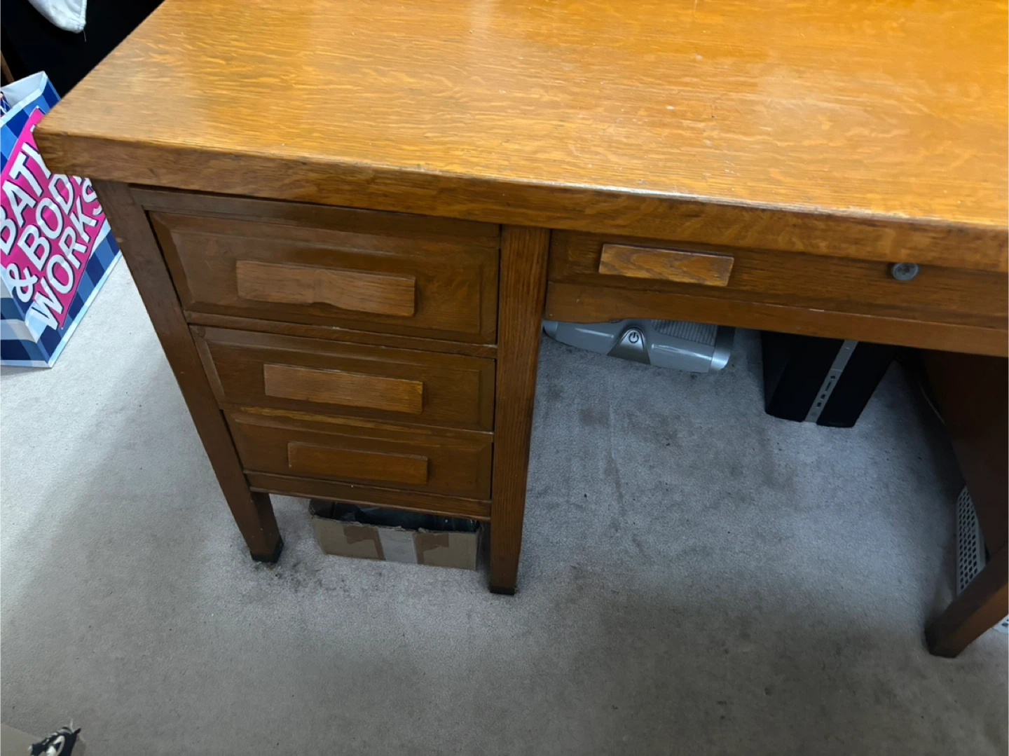 Vintage Wooden Desk - photo 5
