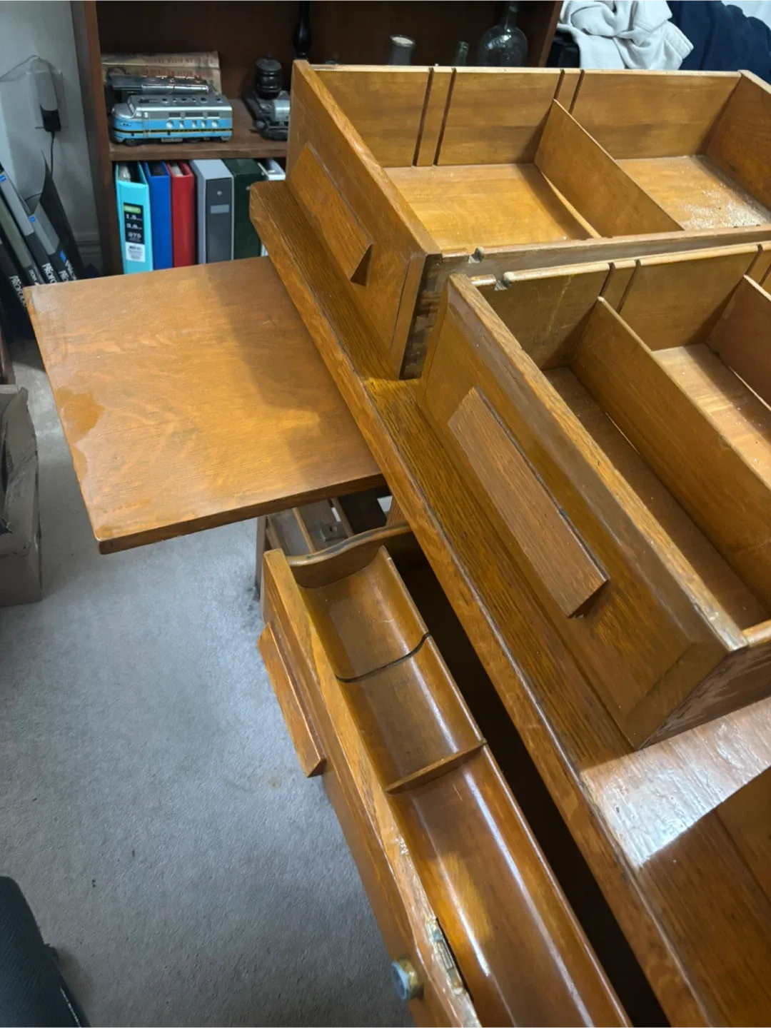 Vintage Wooden Desk image indicator(8)