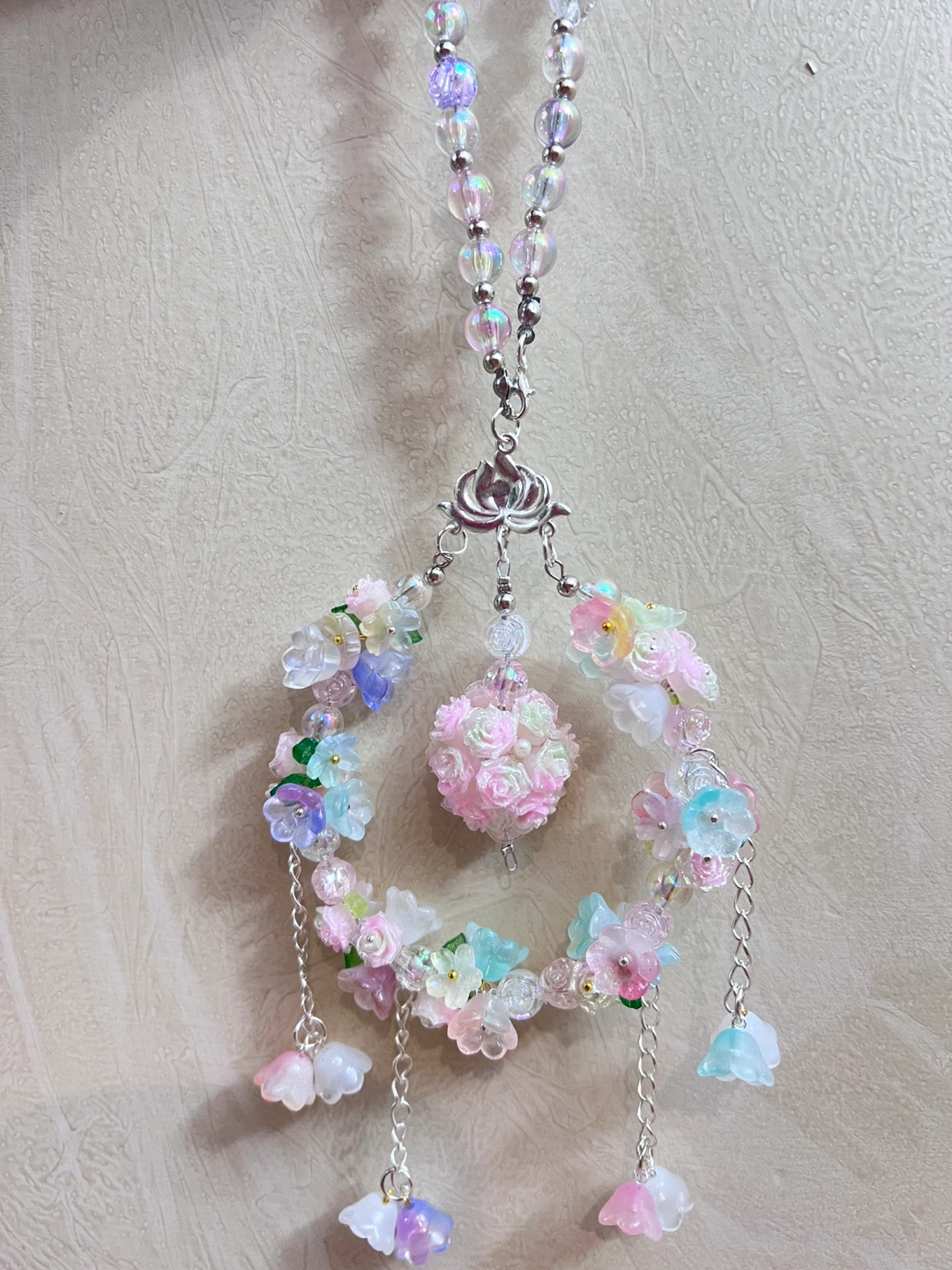 Handmade Luxury Floral Pendant - photo 2