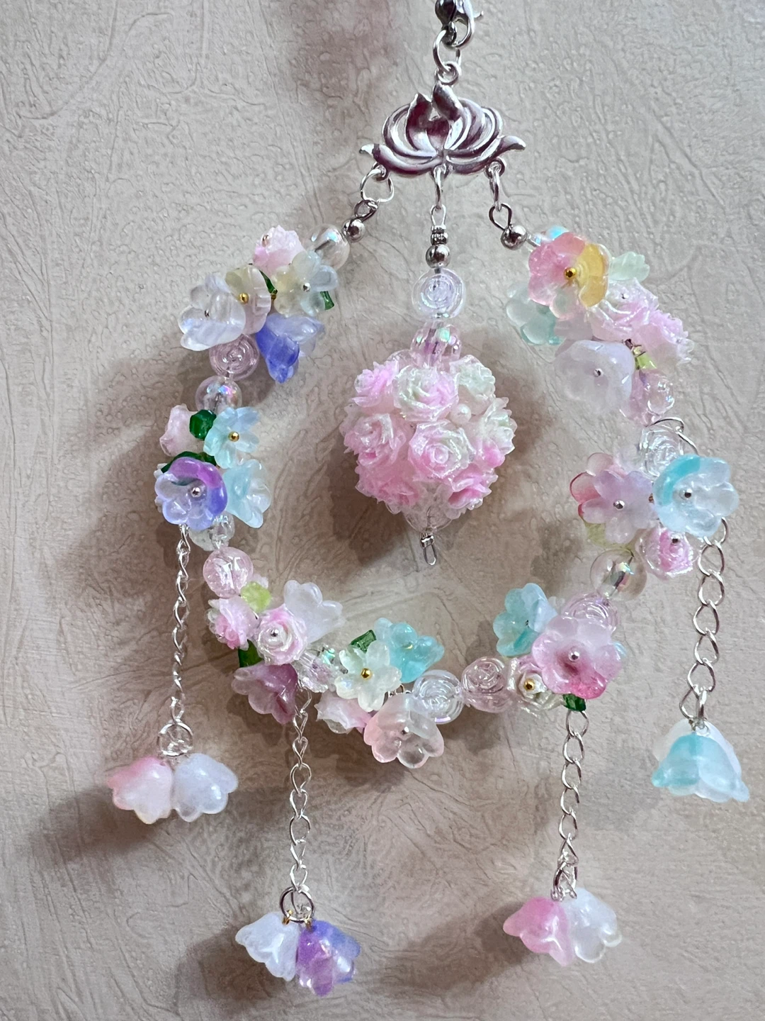 Handmade Luxury Floral Pendant