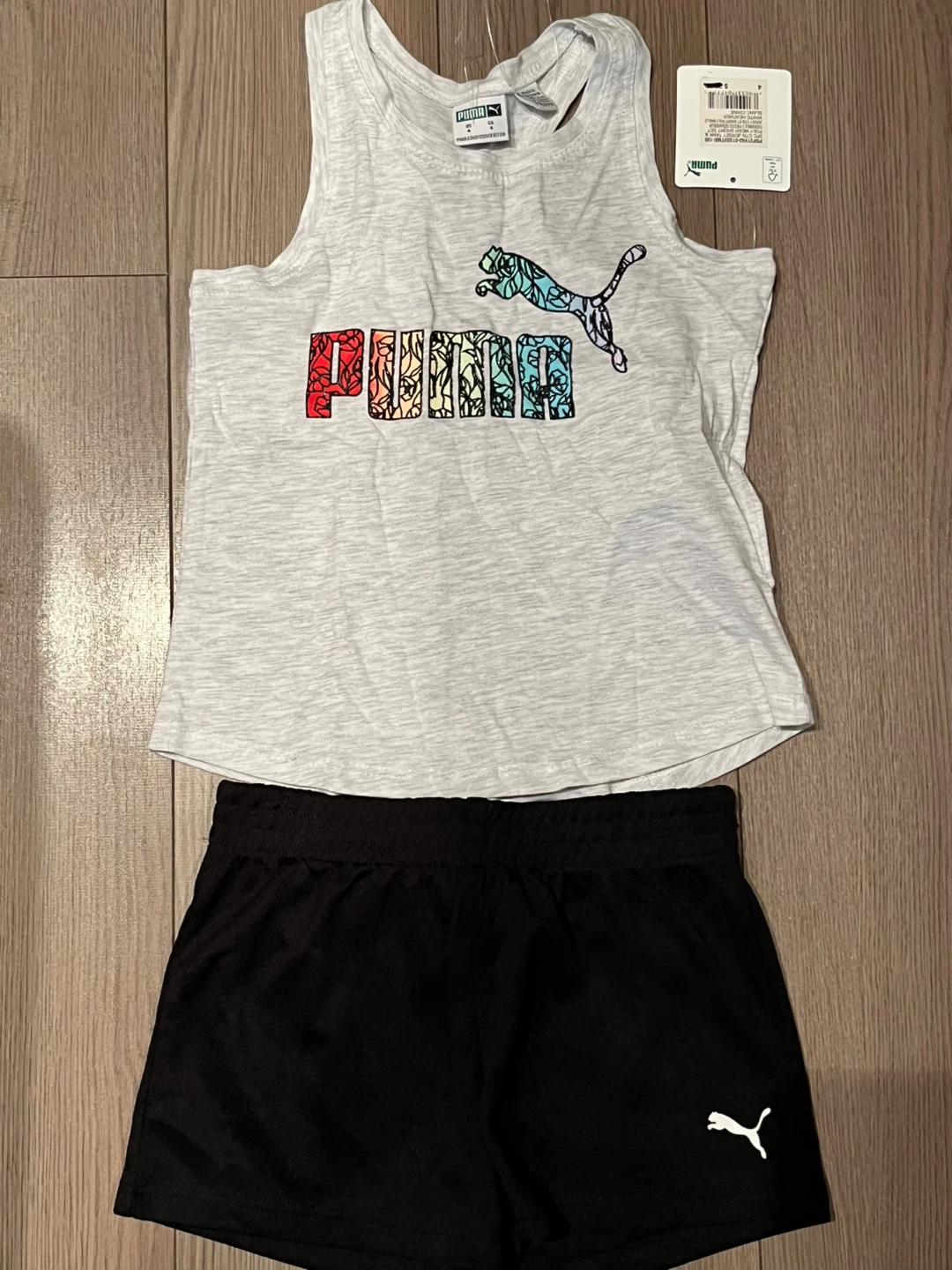 Puma Tank Top & Shorts Set - Size 4 - photo 3
