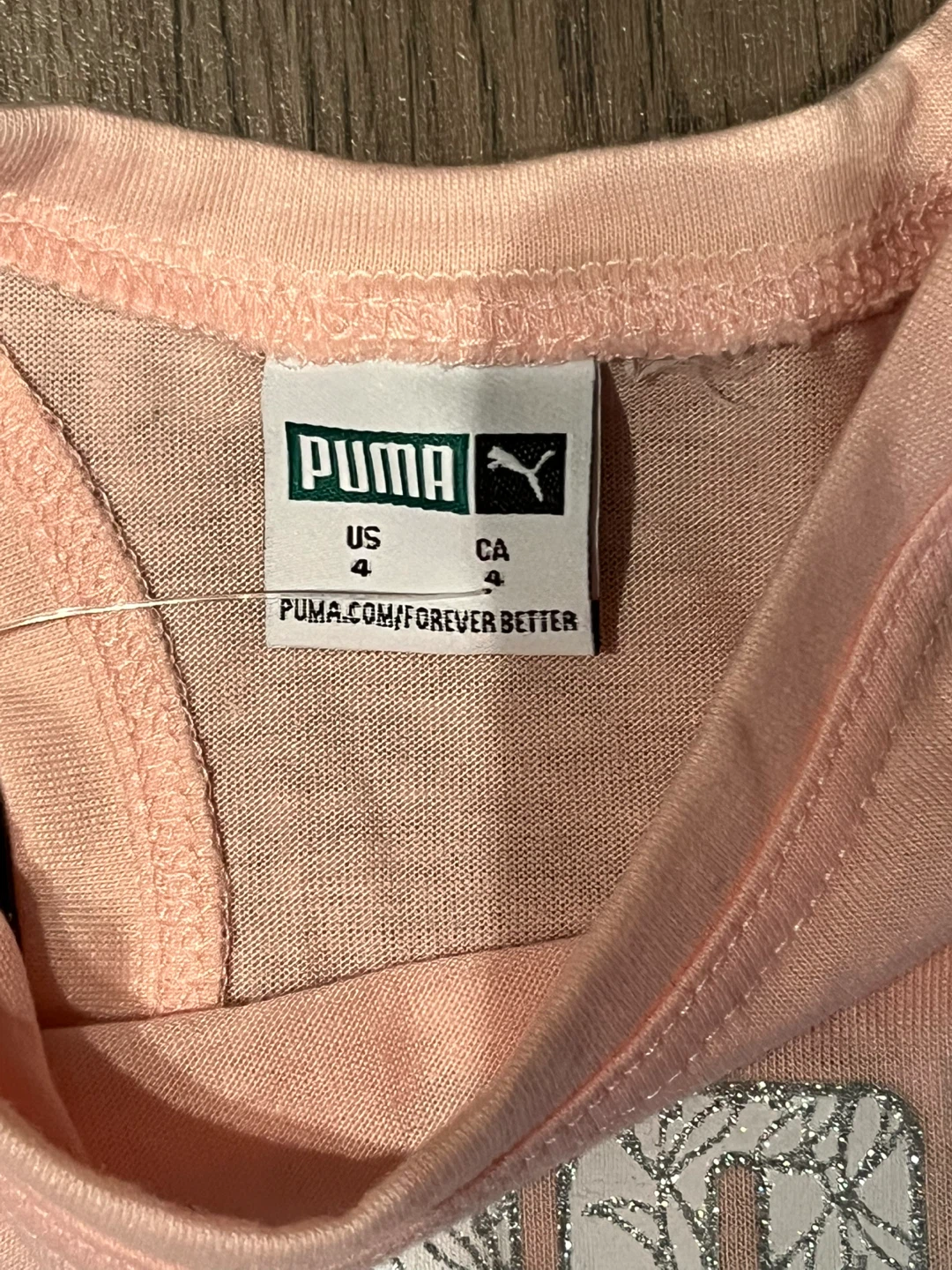Puma Tank Top & Shorts Set - Size 4 - photo 2